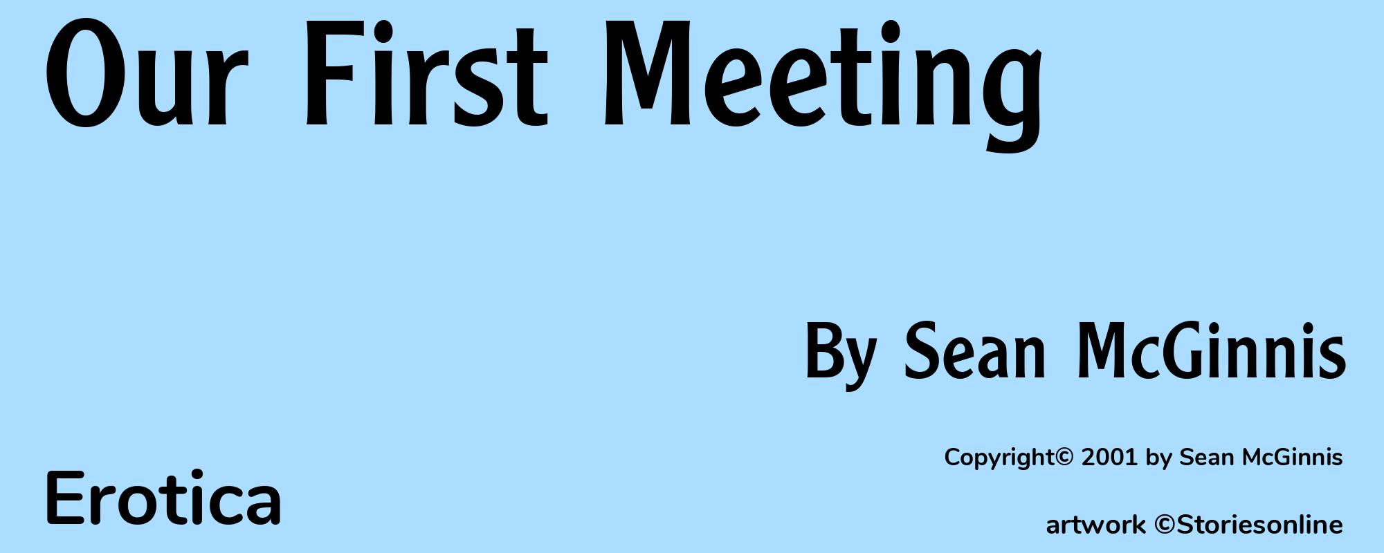 Our First Meeting - Cover