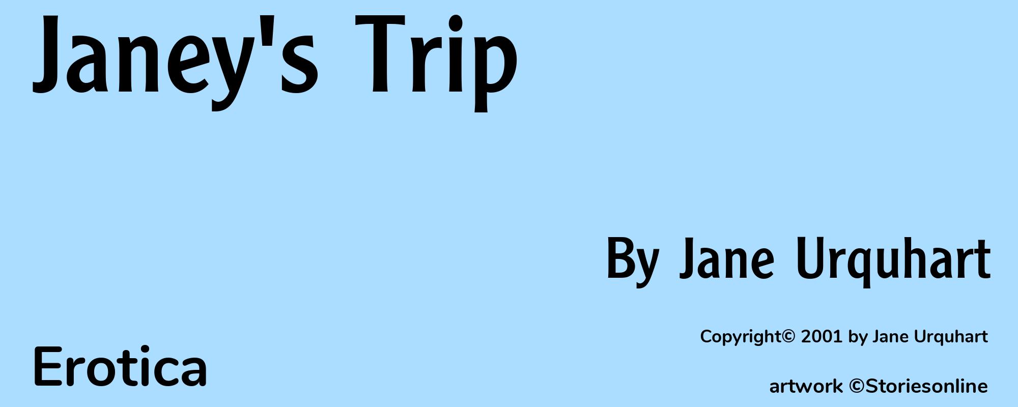 Janey's Trip - Cover