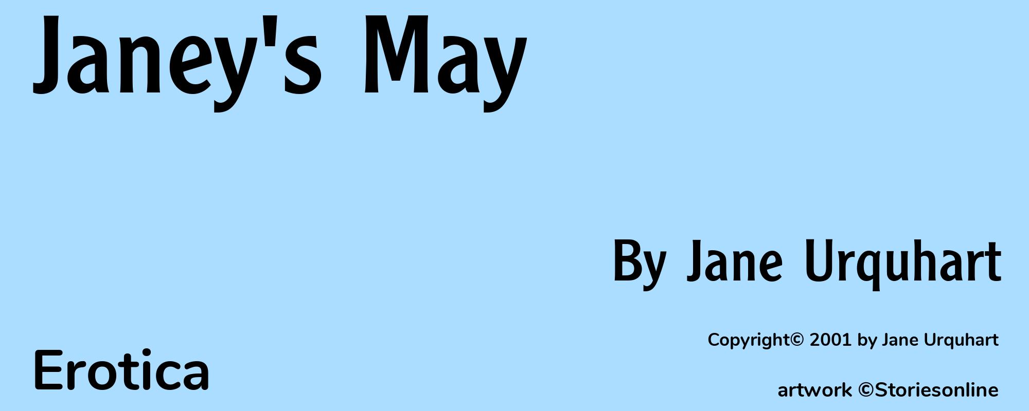 Janey's May - Cover