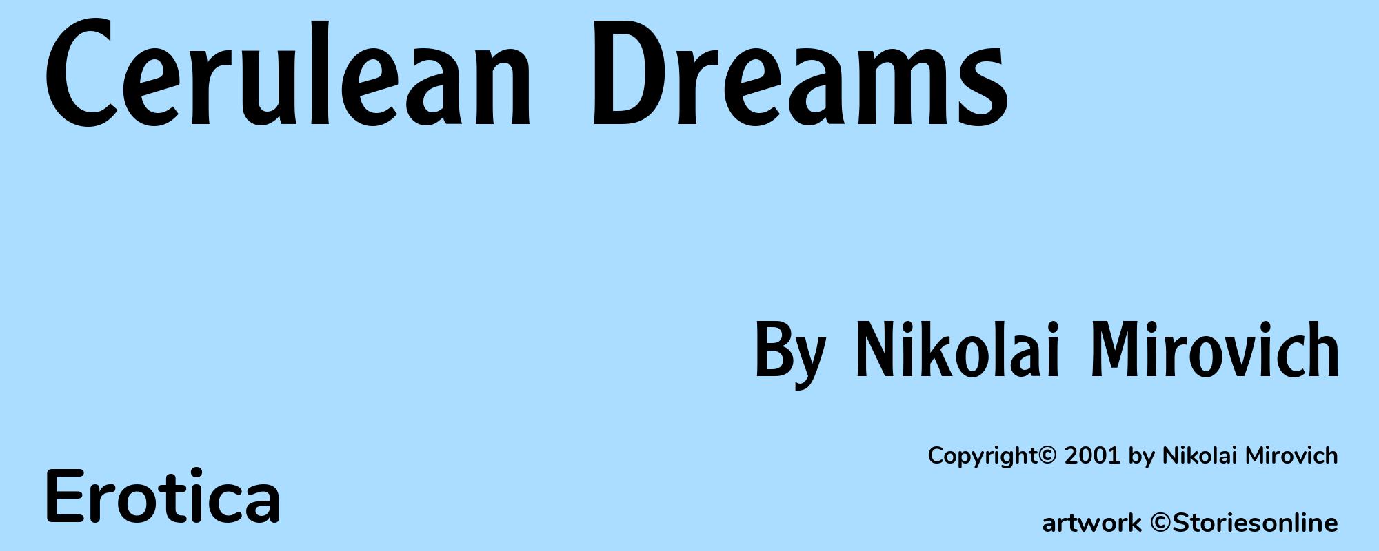 Cerulean Dreams - Cover