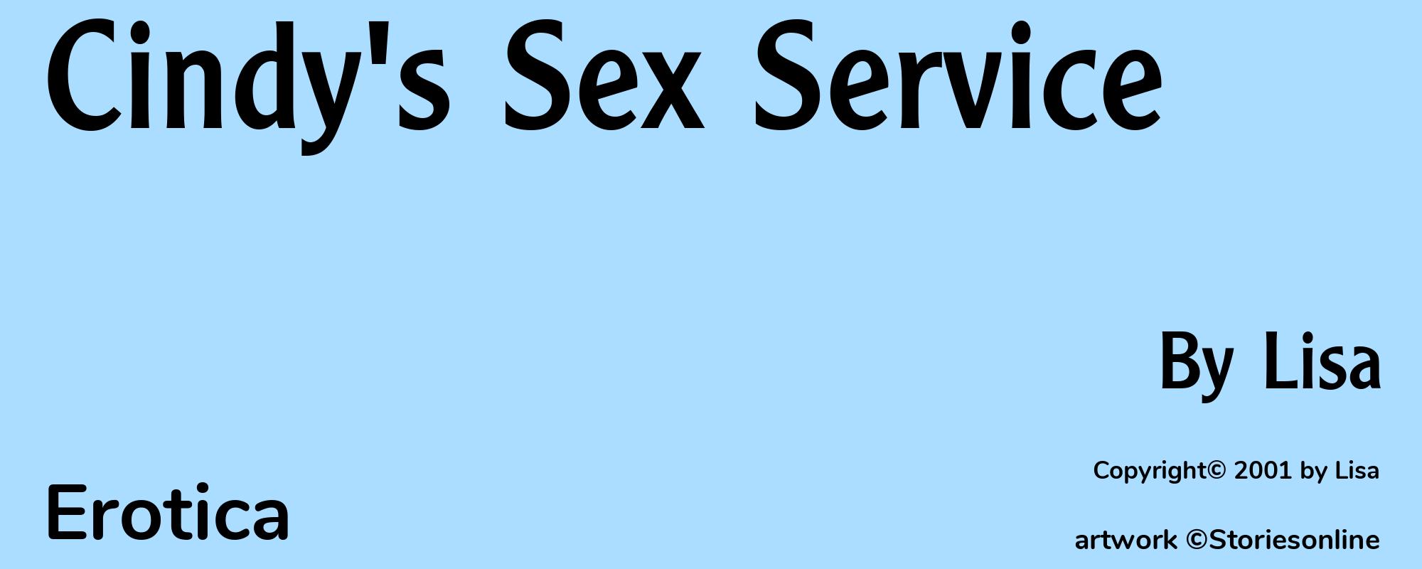 Cindy's Sex Service - Cover
