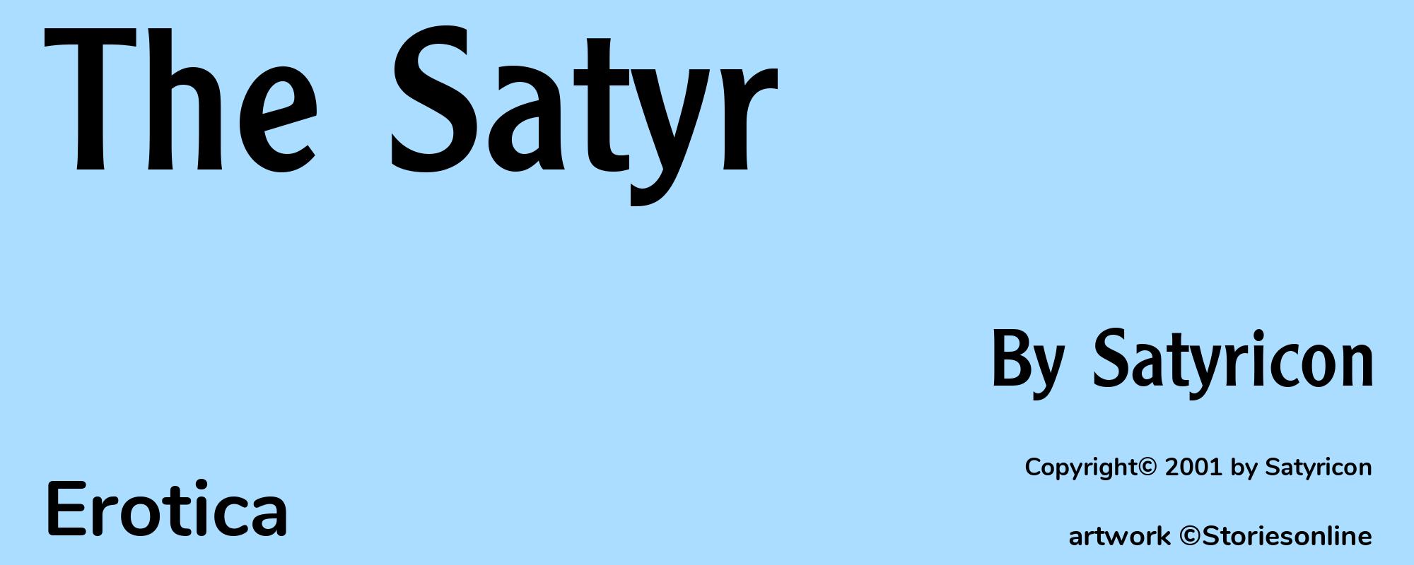 The Satyr - Cover