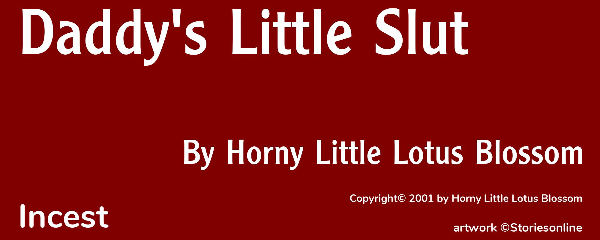 Daddy's Little Slut - Cover