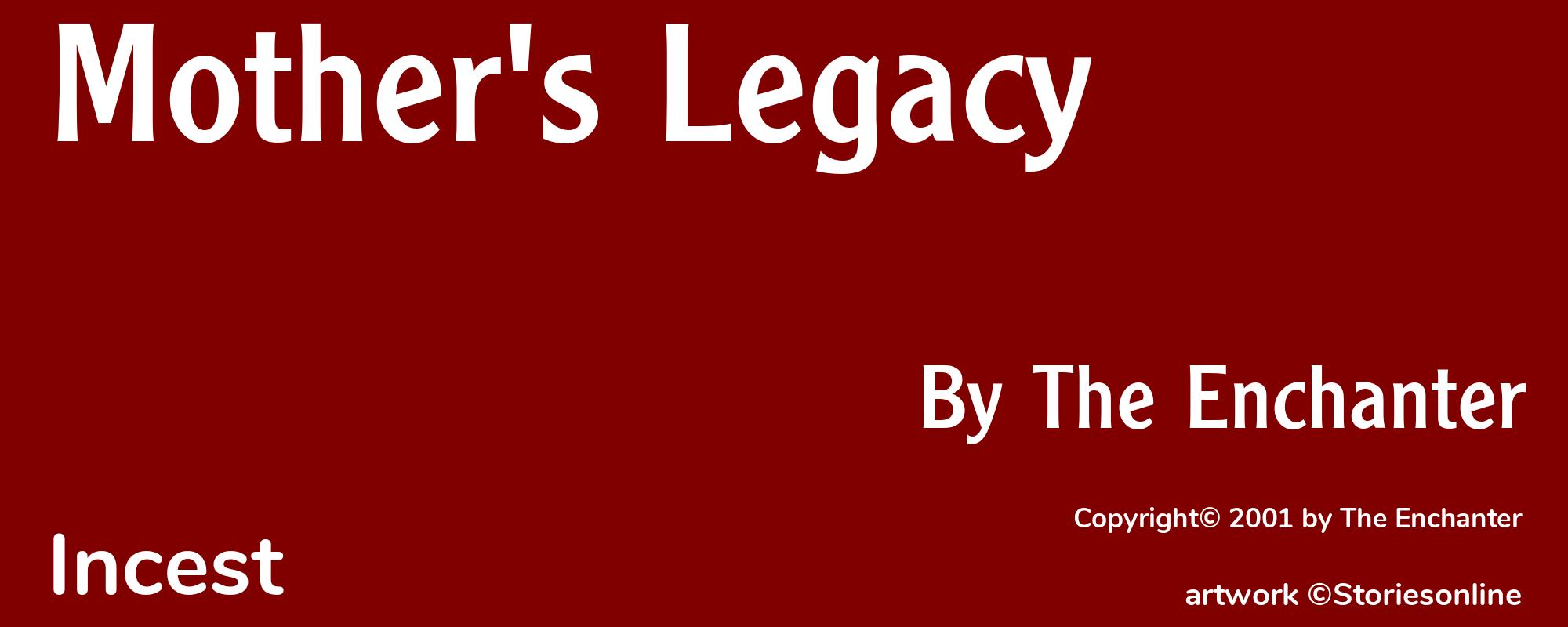 Mother's Legacy - Cover
