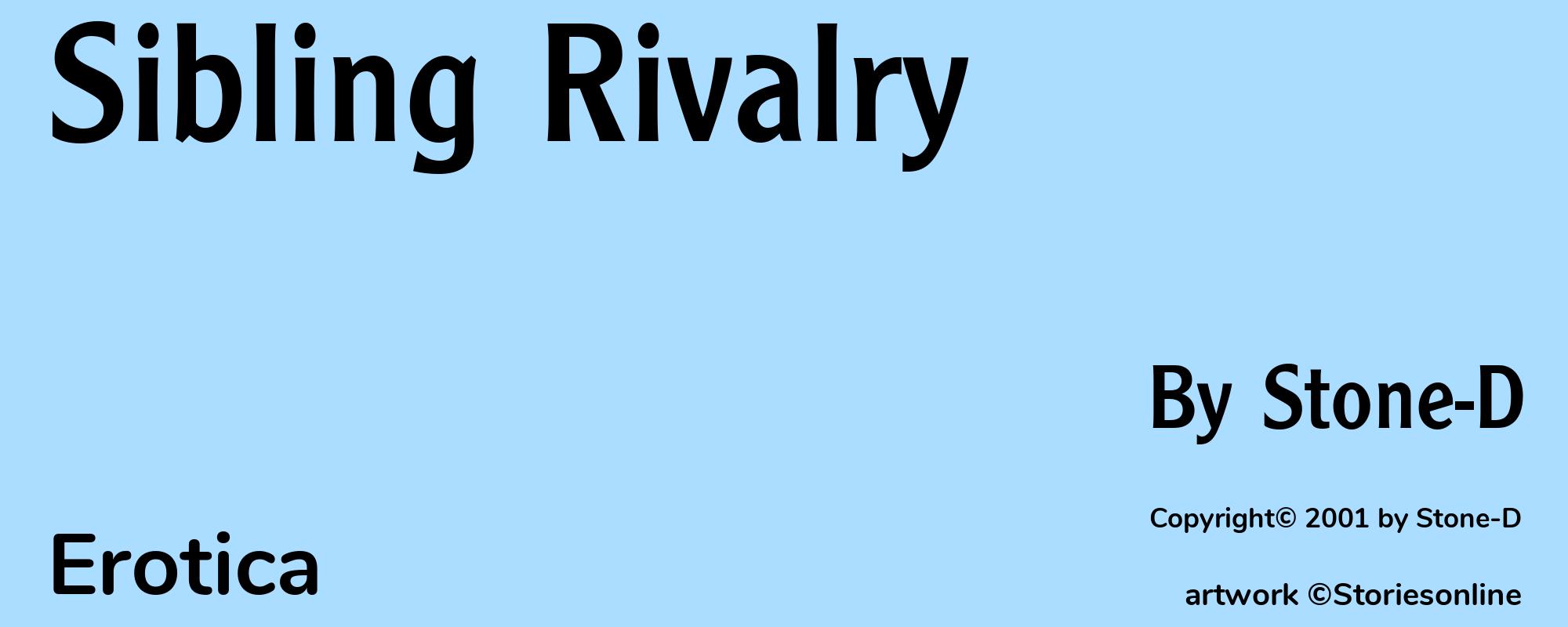 Sibling Rivalry - Cover