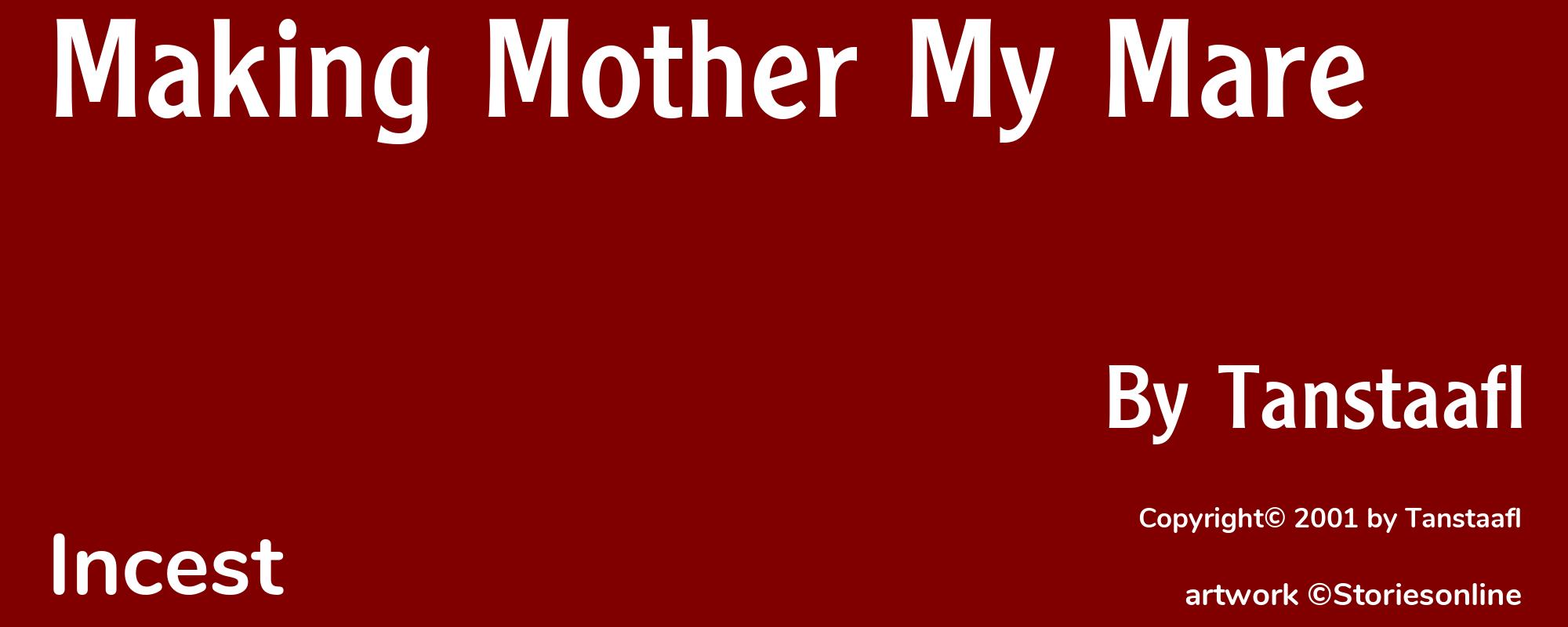 Making Mother My Mare - Cover
