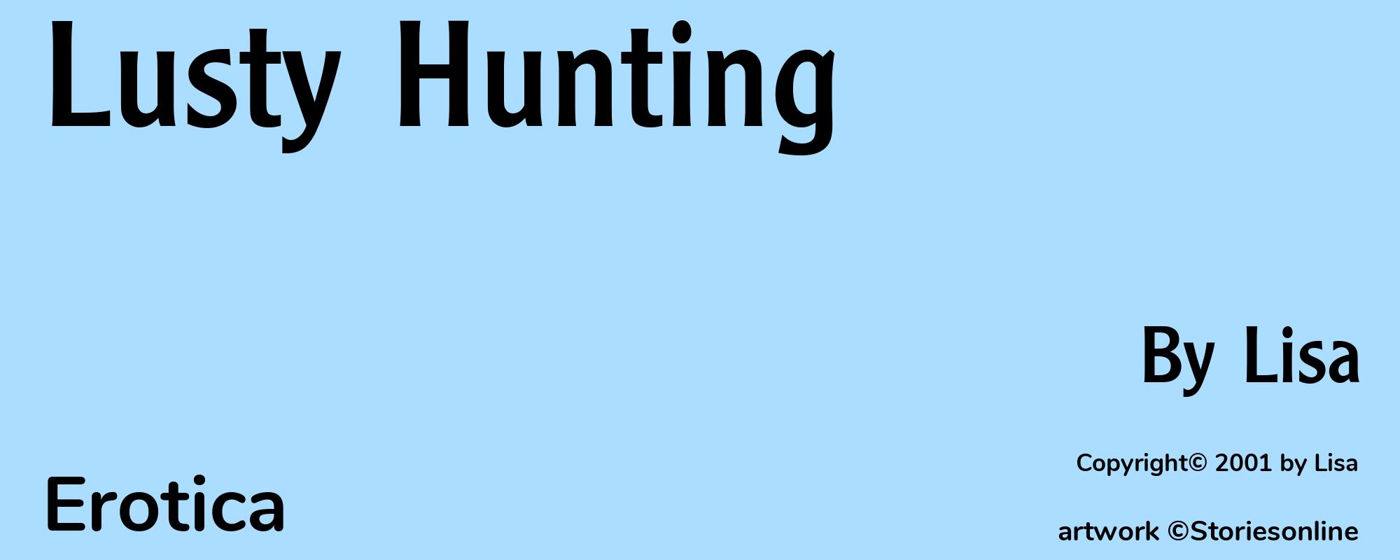 Lusty Hunting - Cover