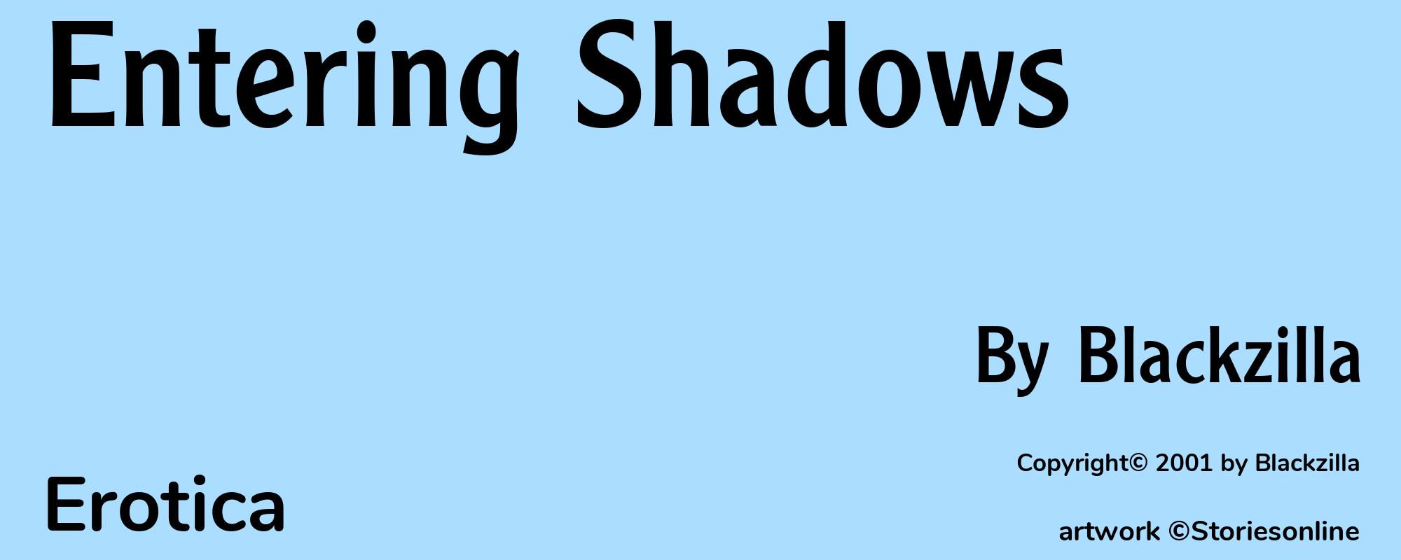 Entering Shadows - Cover