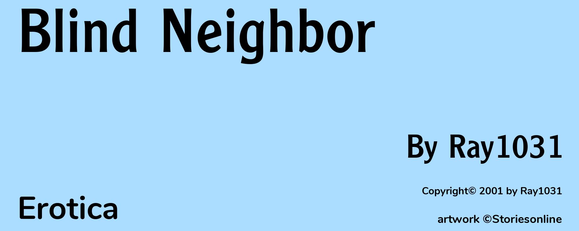 Blind Neighbor - Cover
