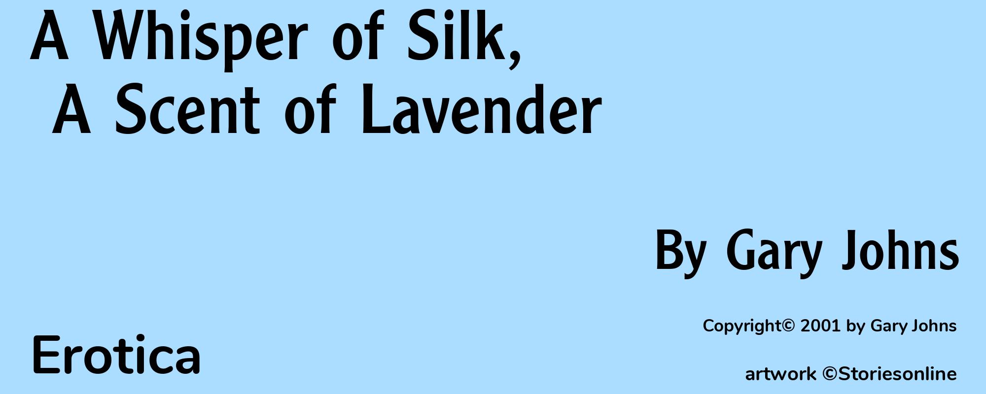 A Whisper of Silk, A Scent of Lavender - Cover