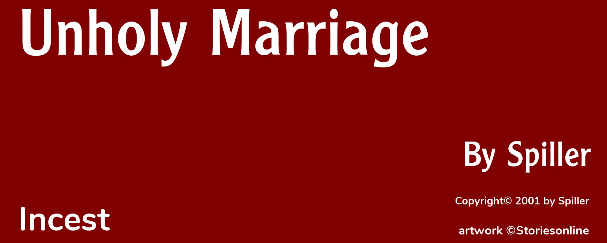 Unholy Marriage - Cover