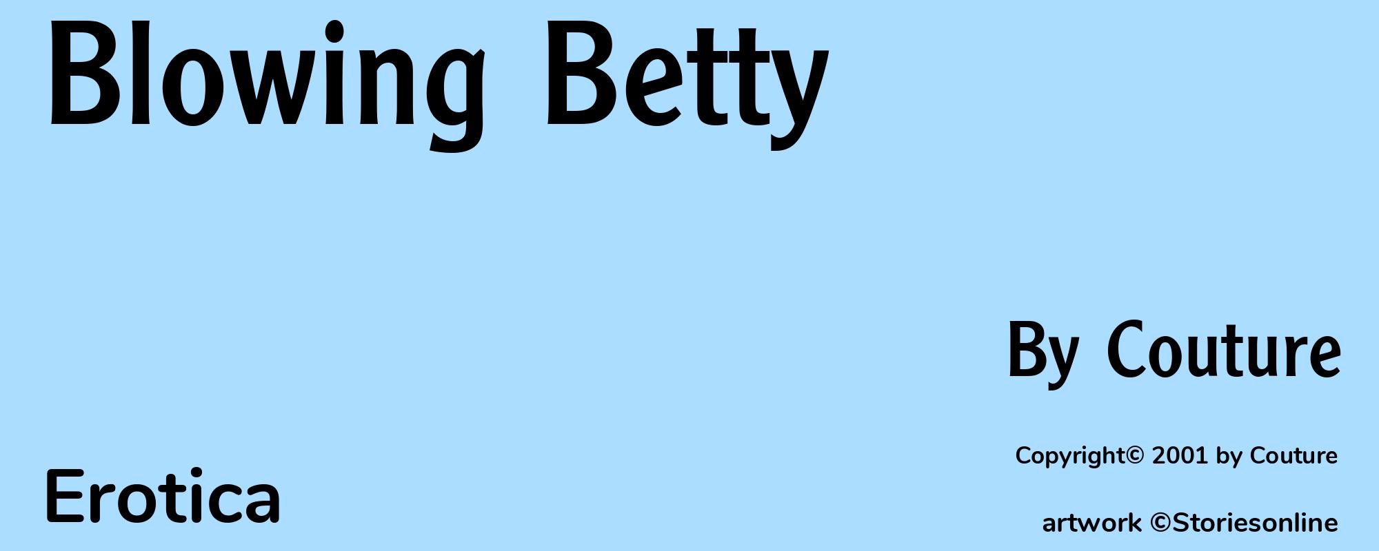 Blowing Betty - Cover