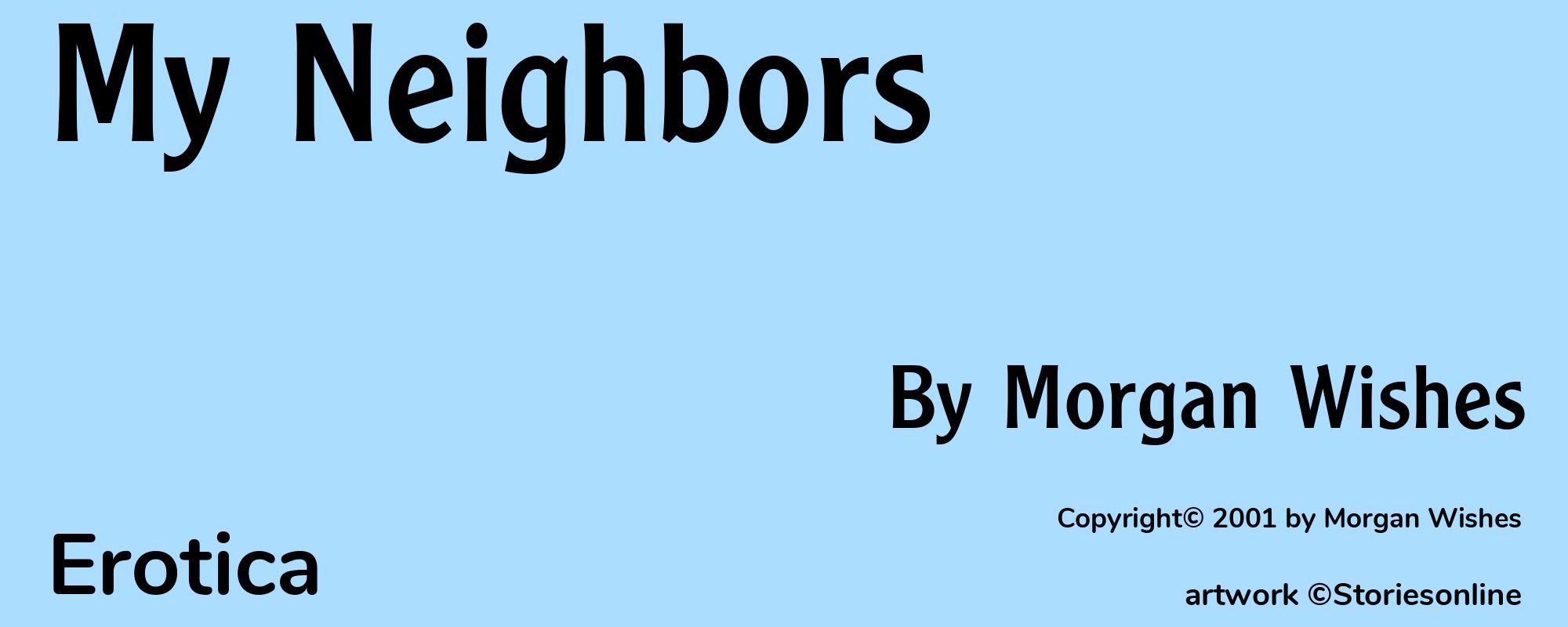 My Neighbors - Cover