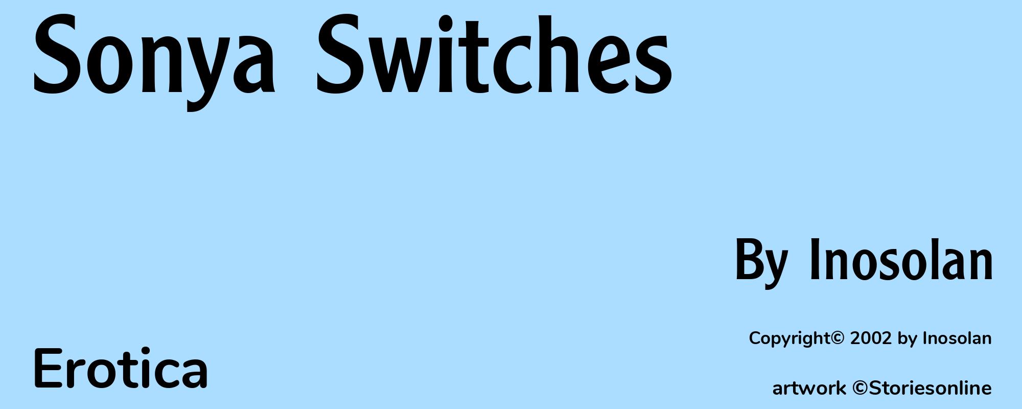 Sonya Switches - Cover