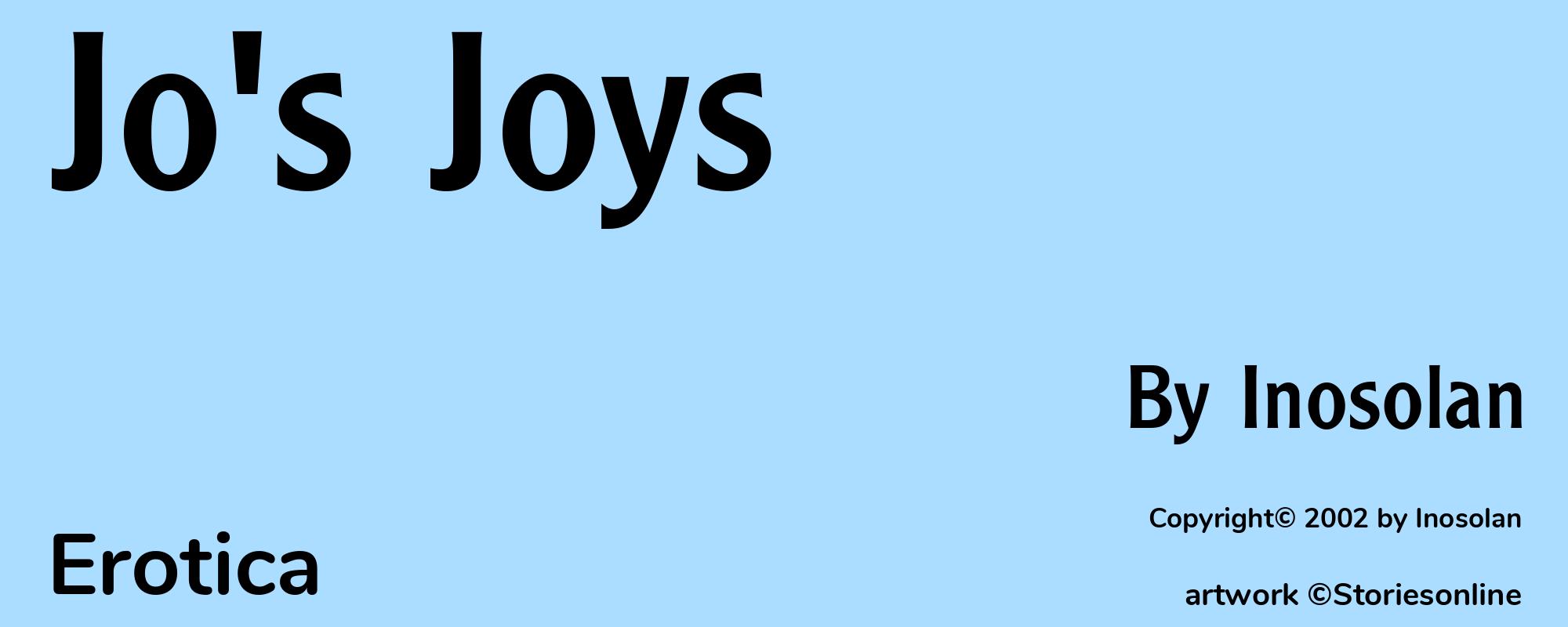 Jo's Joys - Cover
