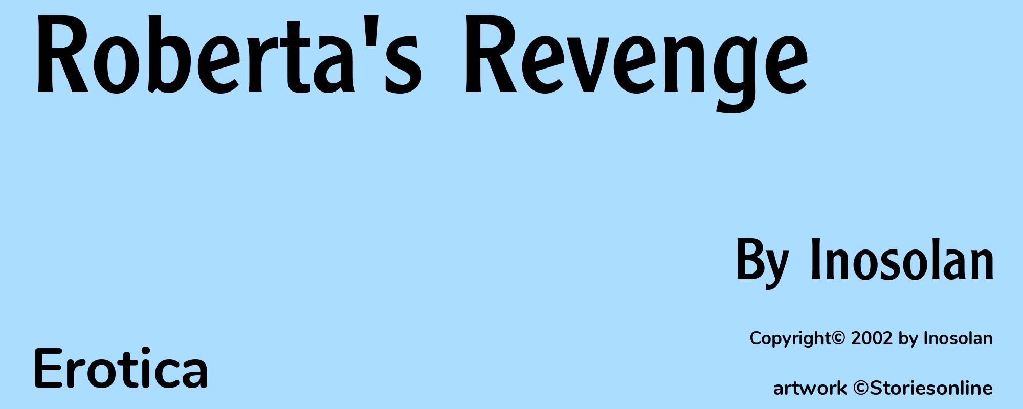 Roberta's Revenge - Cover