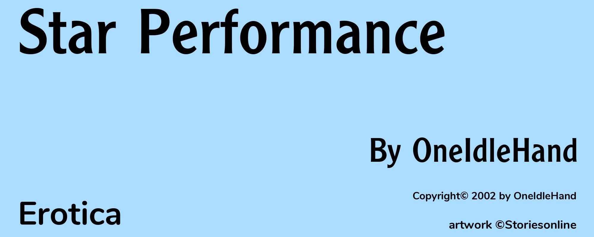 Star Performance - Cover