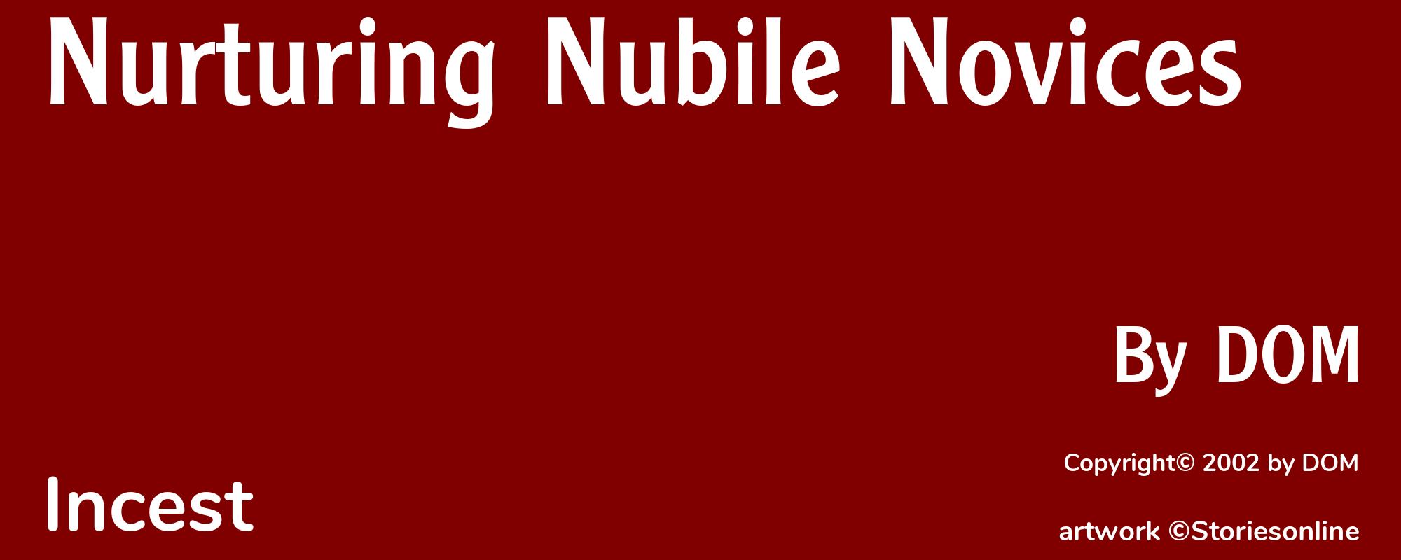 Nurturing Nubile Novices - Cover