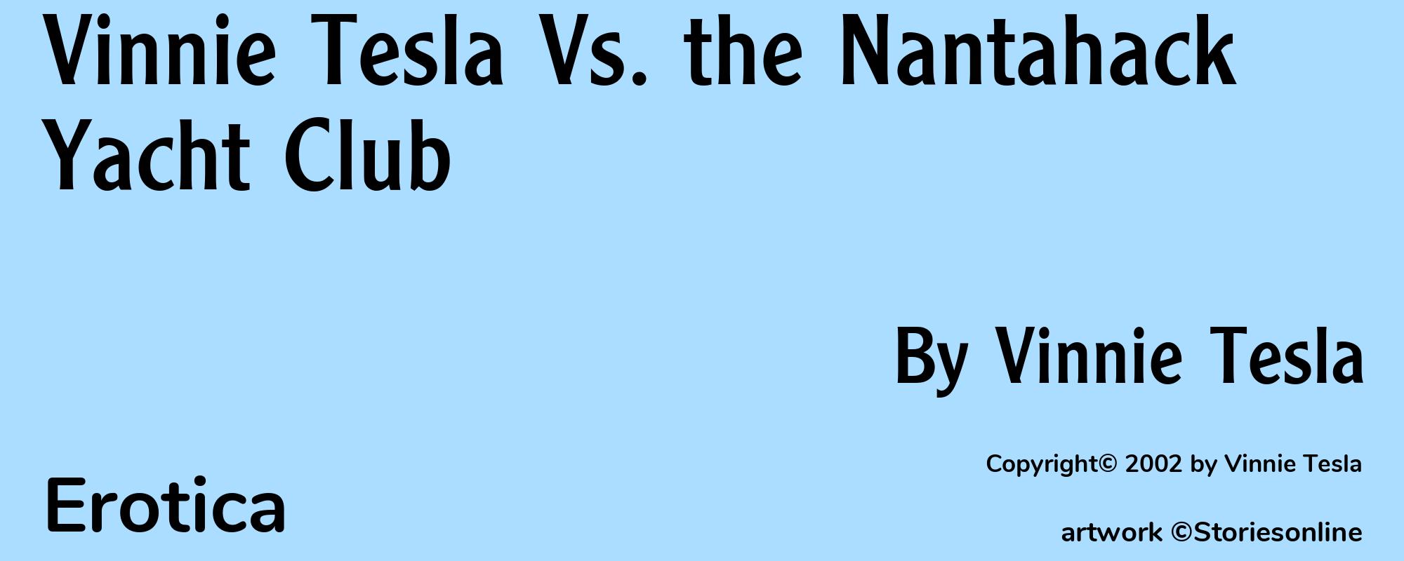 Vinnie Tesla Vs. the Nantahack Yacht Club - Cover