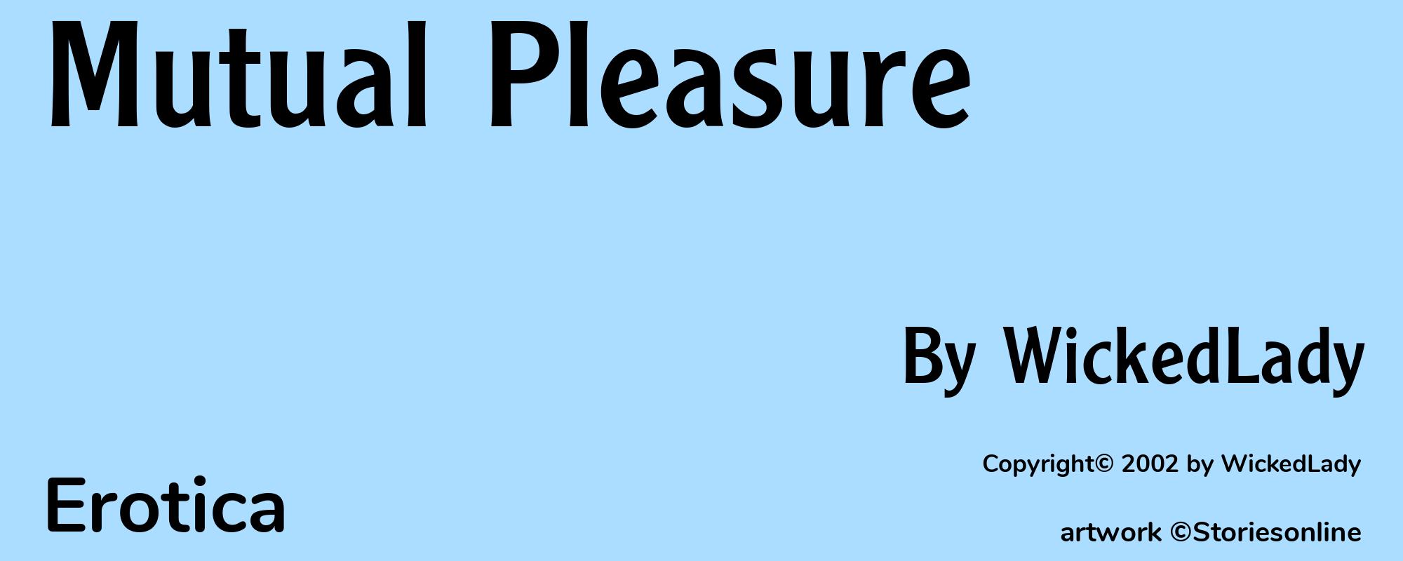 Mutual Pleasure - Cover