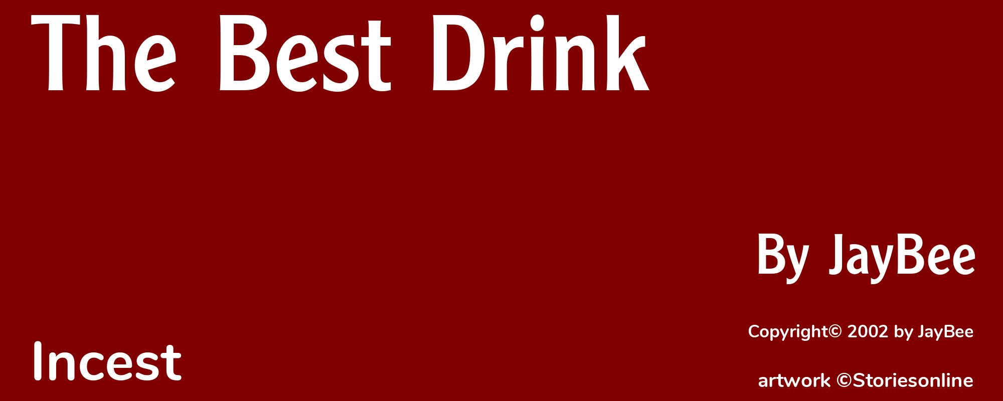 The Best Drink - Cover