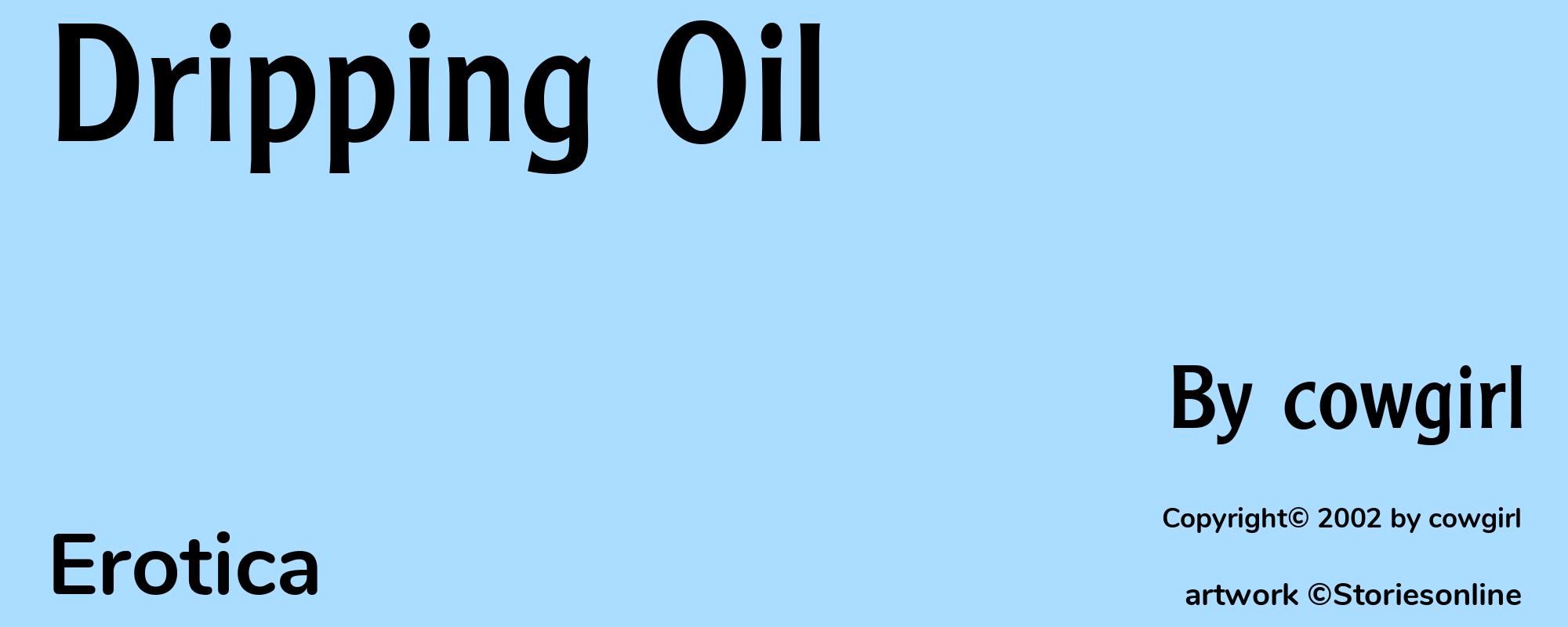 Dripping Oil - Cover