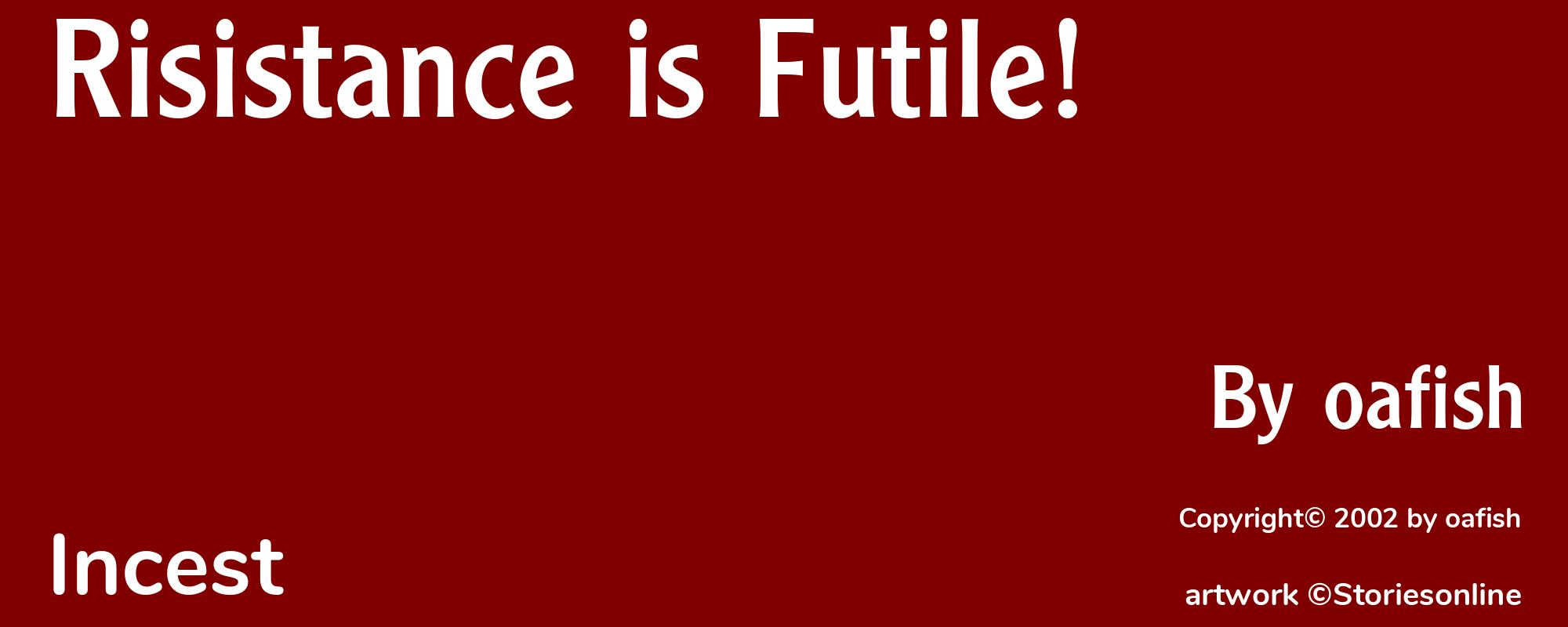 Risistance is Futile! - Cover