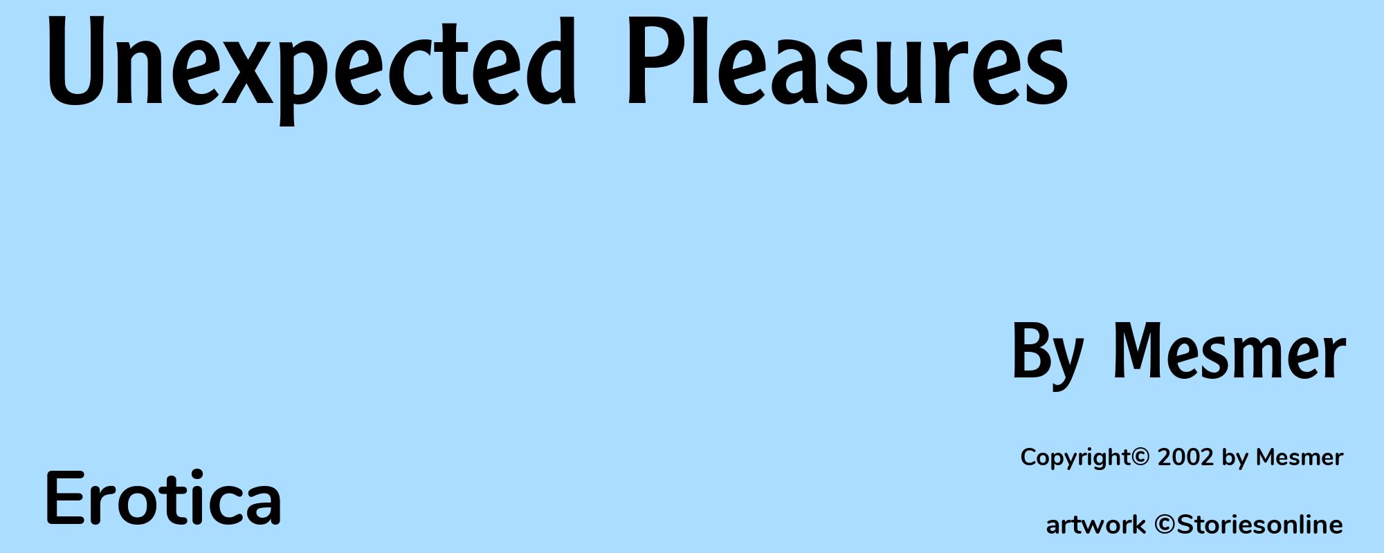 Unexpected Pleasures - Cover