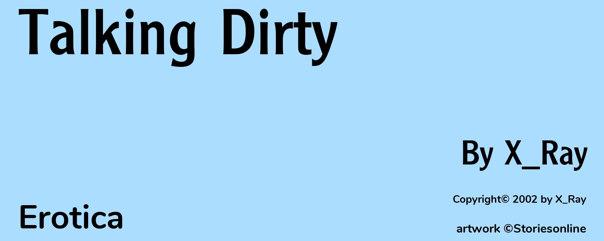 Talking Dirty - Cover