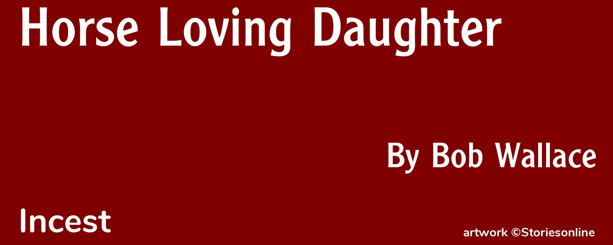 Horse Loving Daughter - Cover