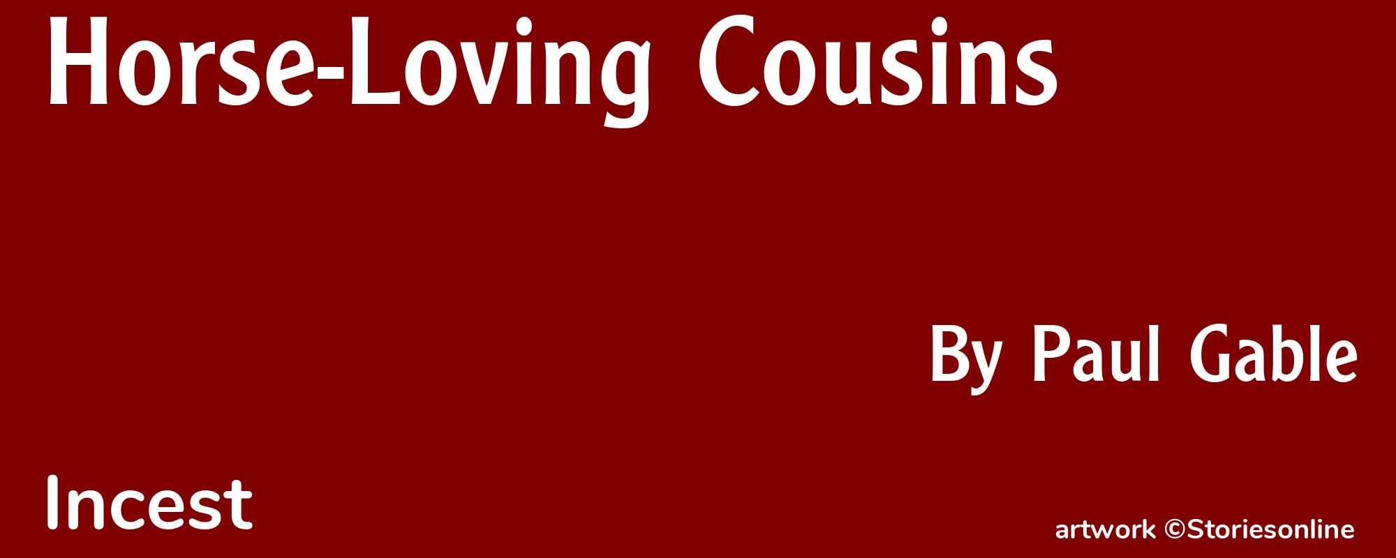 Horse-Loving Cousins - Cover