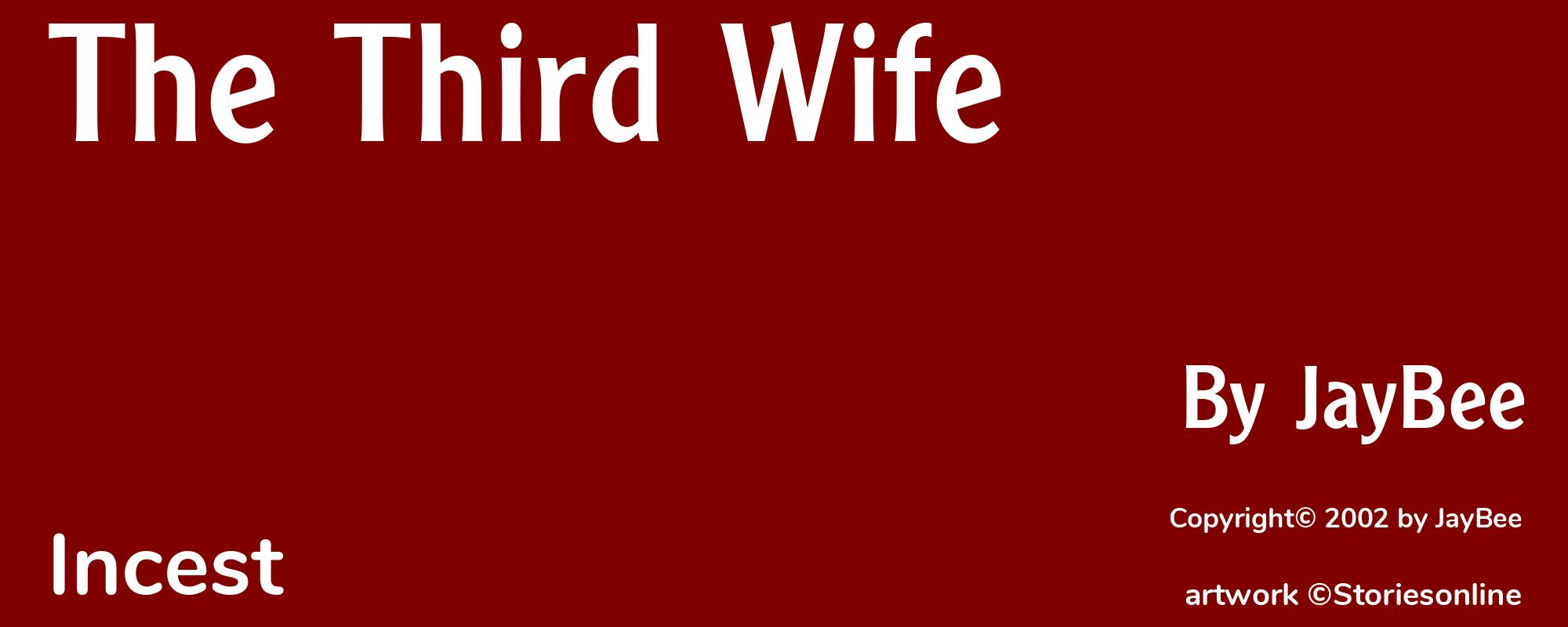 The Third Wife - Cover