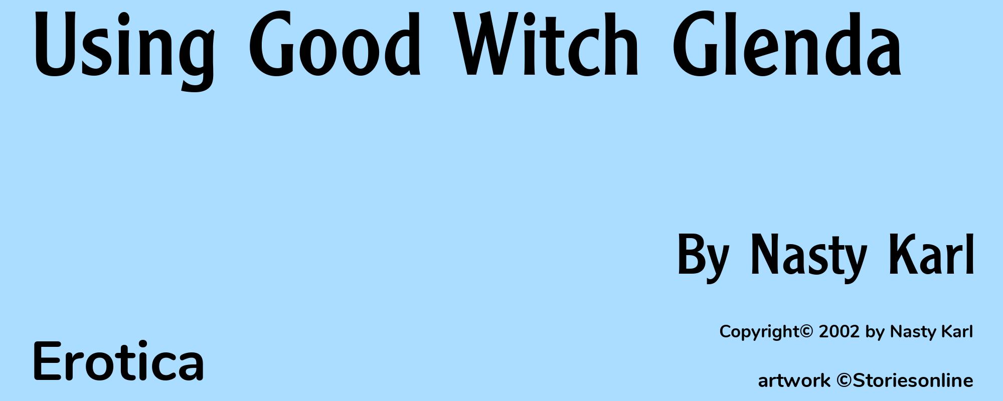 Using Good Witch Glenda - Cover