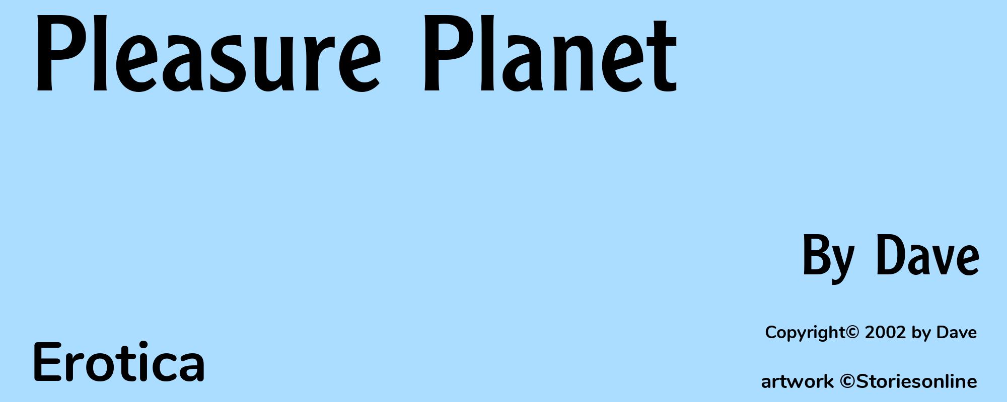 Pleasure Planet - Cover