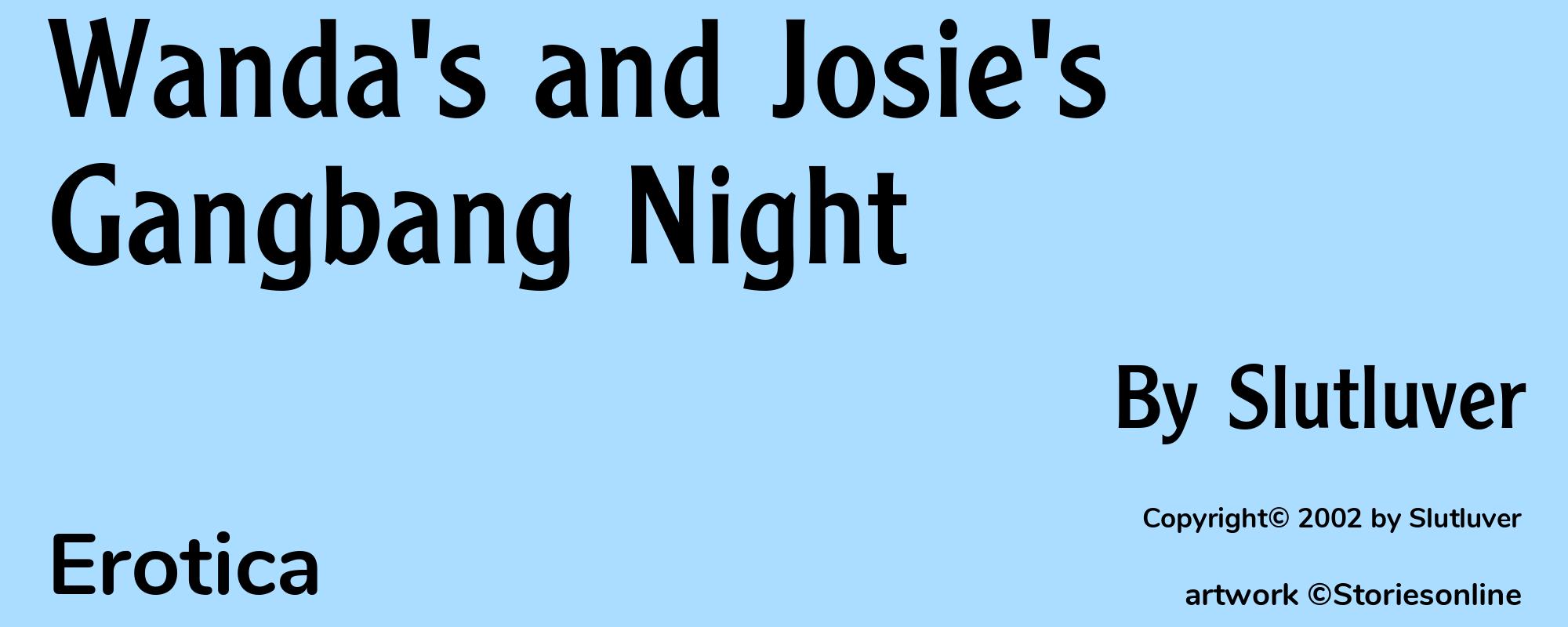 Wanda's and Josie's Gangbang Night - Cover