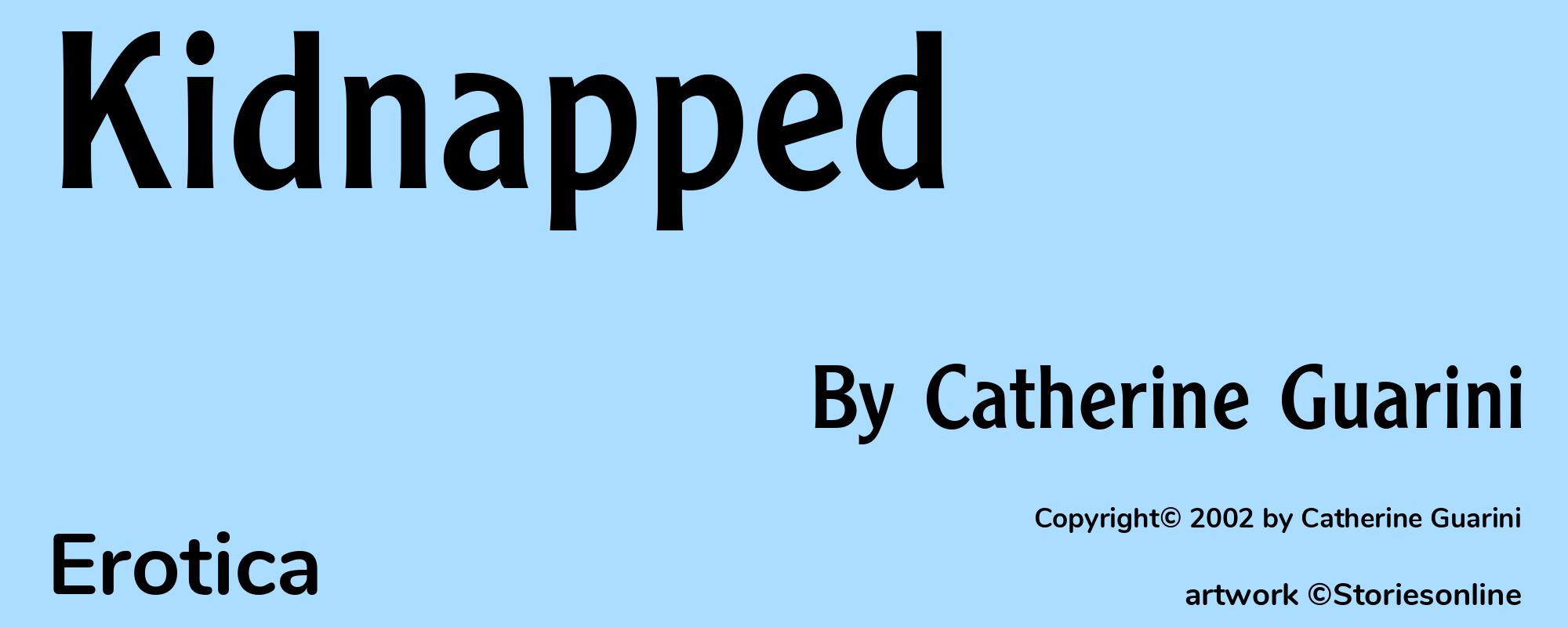Kidnapped - Cover