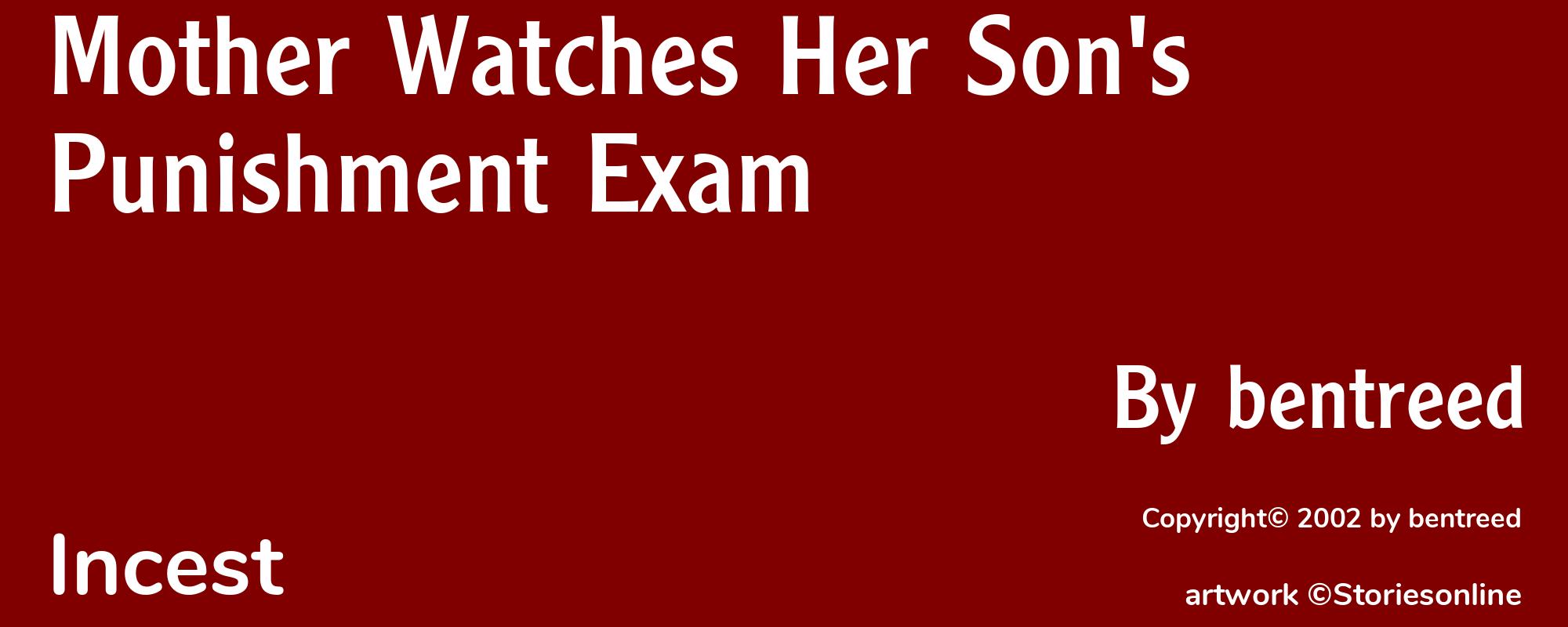 Mother Watches Her Son's Punishment Exam - Cover