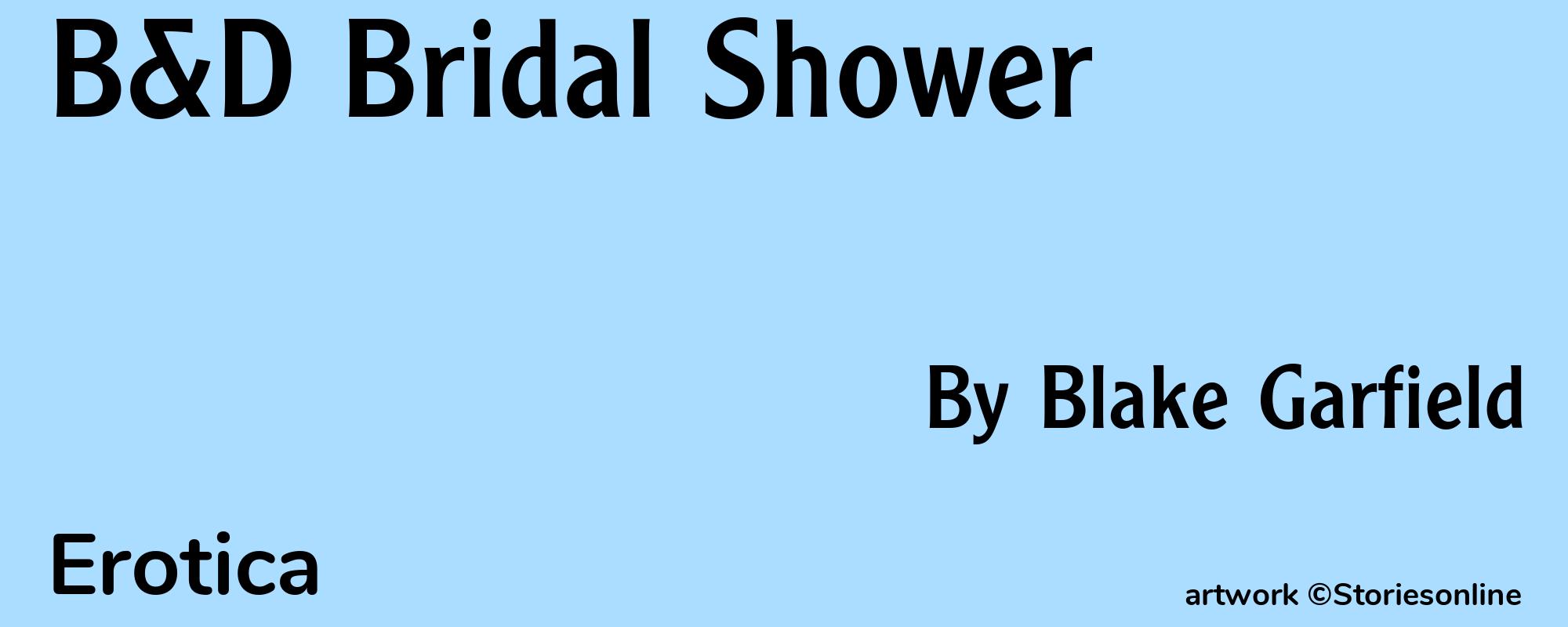 B&D Bridal Shower - Cover