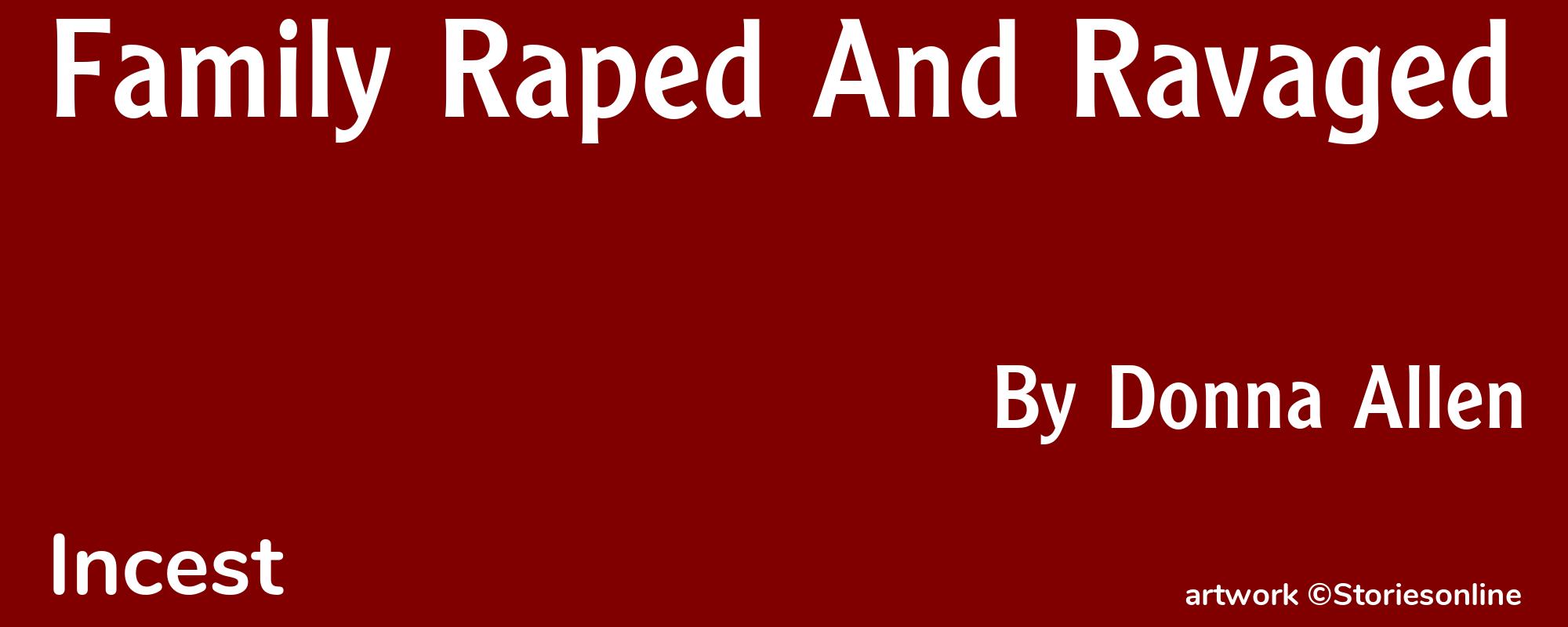 Family Raped And Ravaged - Cover