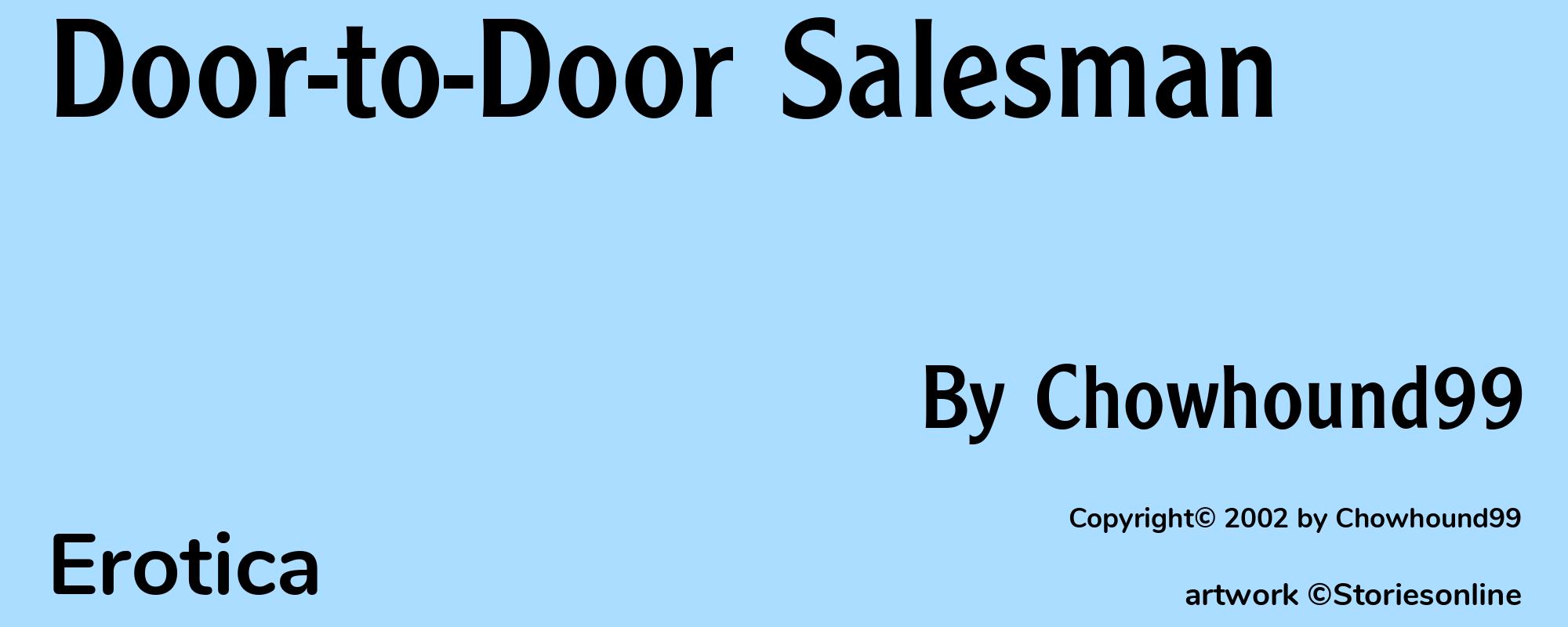 Door-to-Door Salesman - Cover