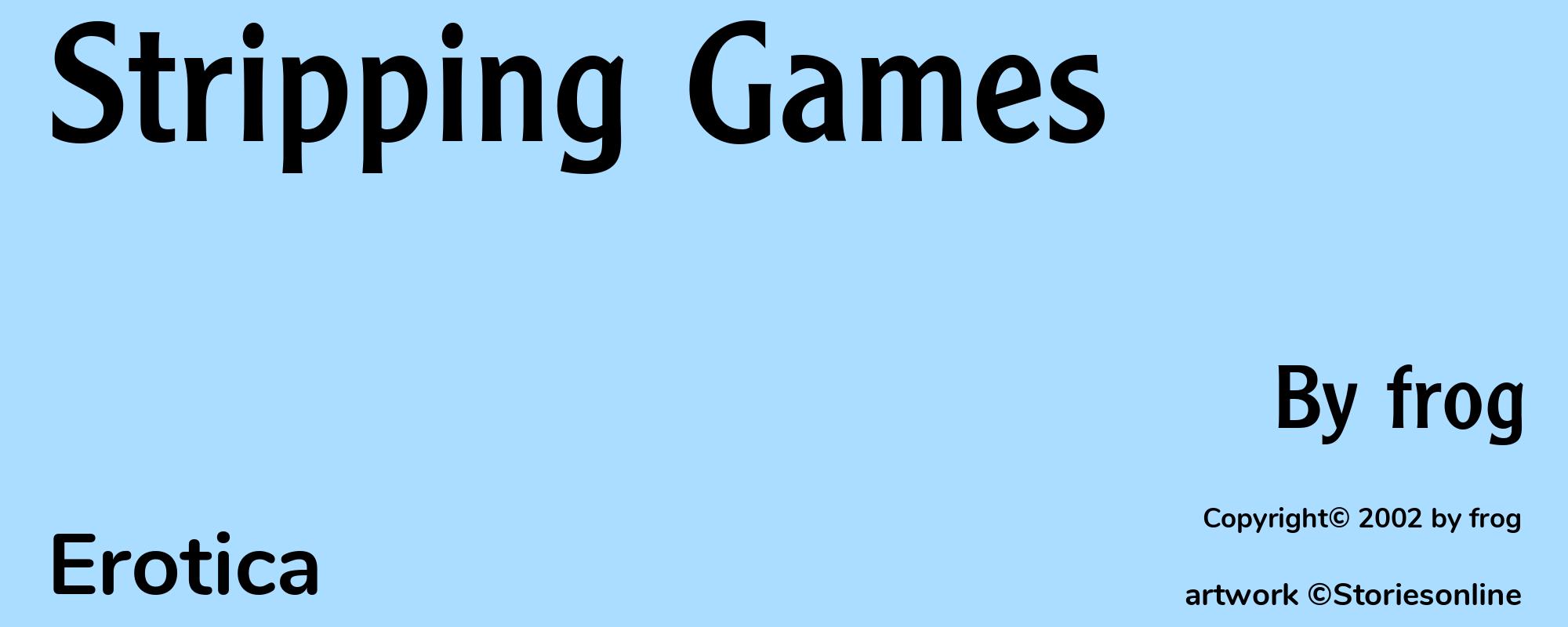 Stripping Games - Cover