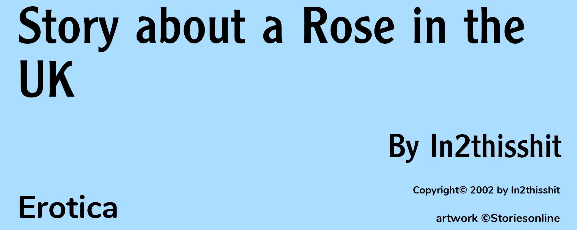 Story about a Rose in the UK - Cover