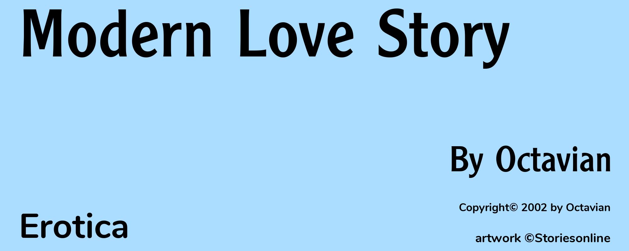 Modern Love Story - Cover