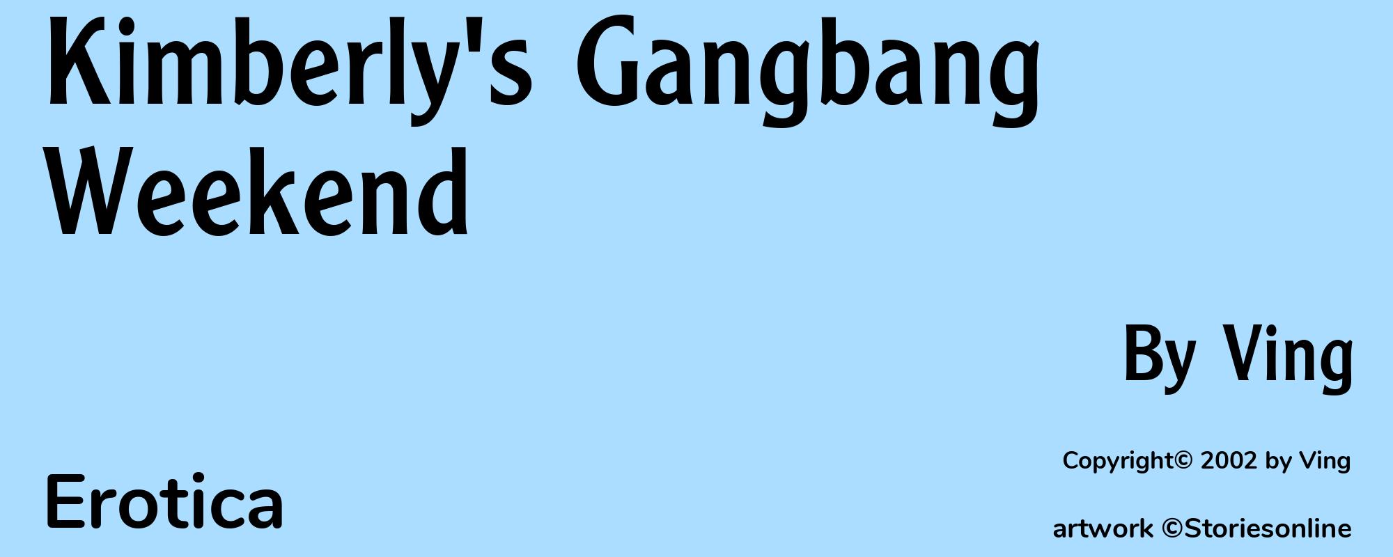 Kimberly's Gangbang Weekend - Cover