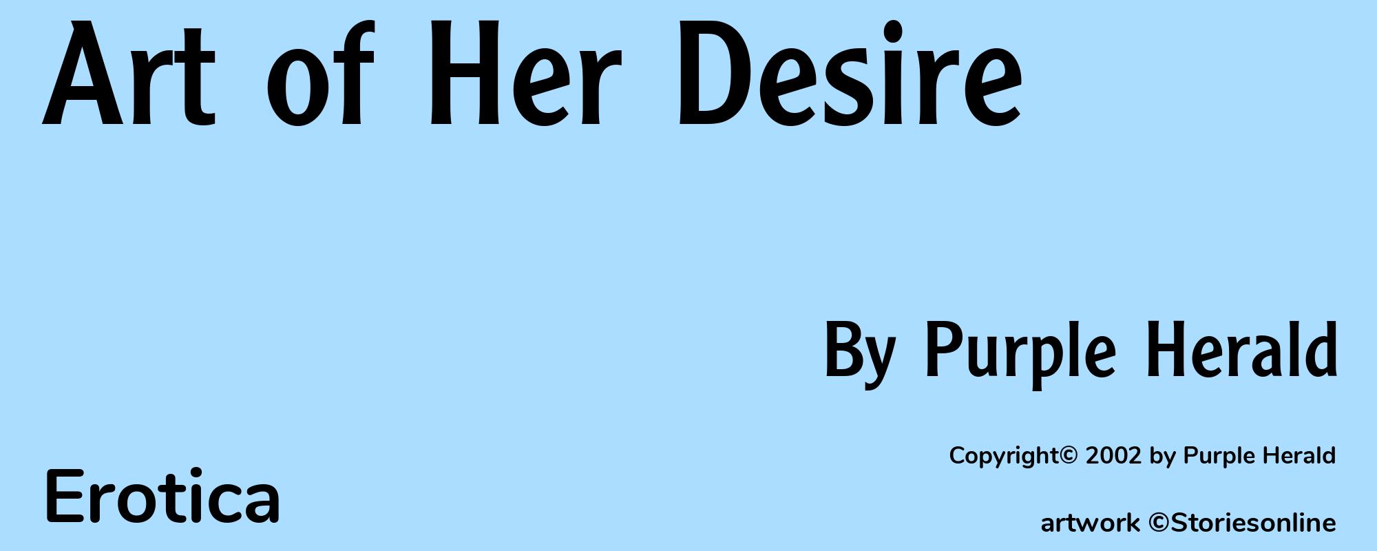 Art of Her Desire - Cover