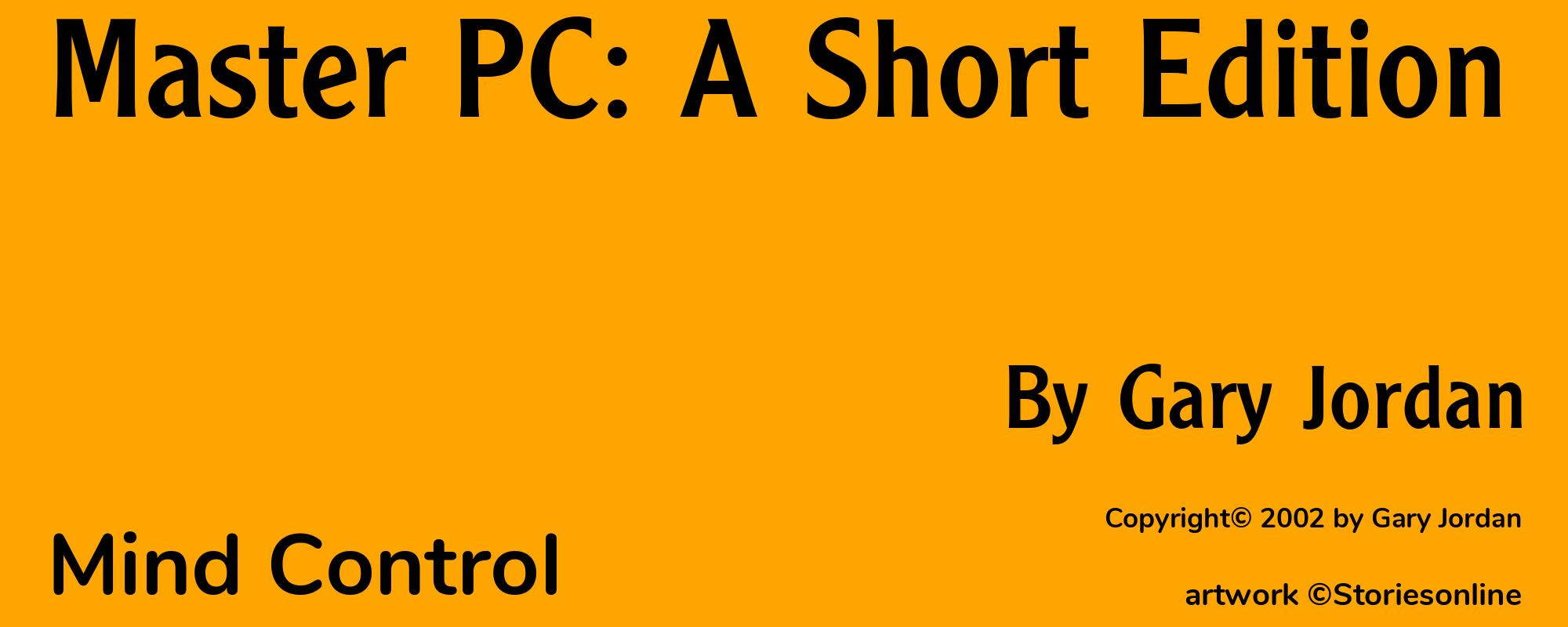 Master PC: A Short Edition - Cover