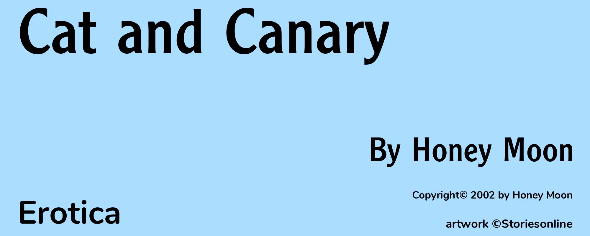 Cat and Canary - Cover