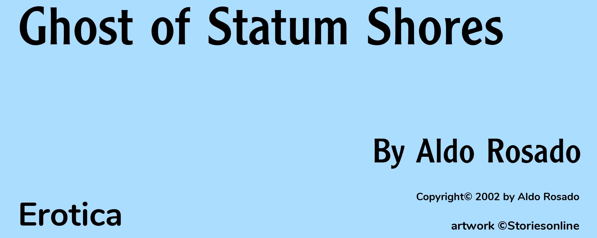 Ghost of Statum Shores - Cover