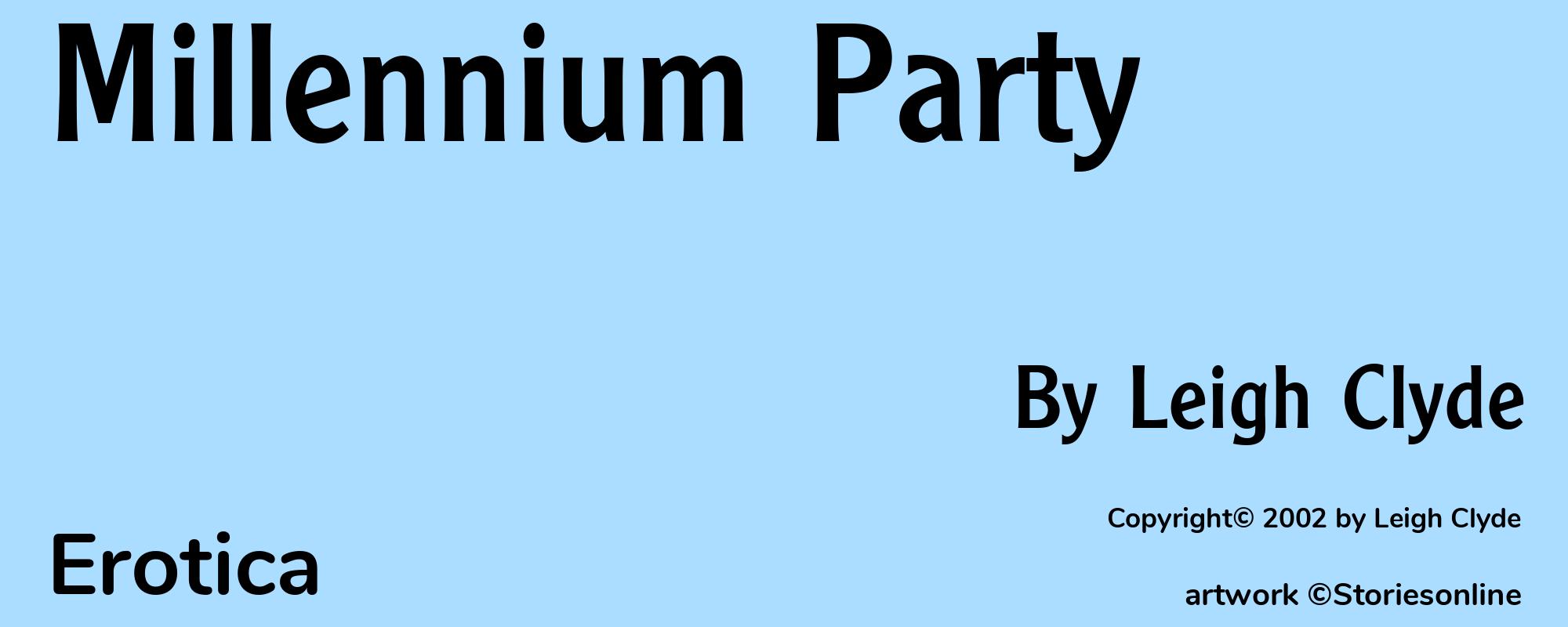 Millennium Party - Cover