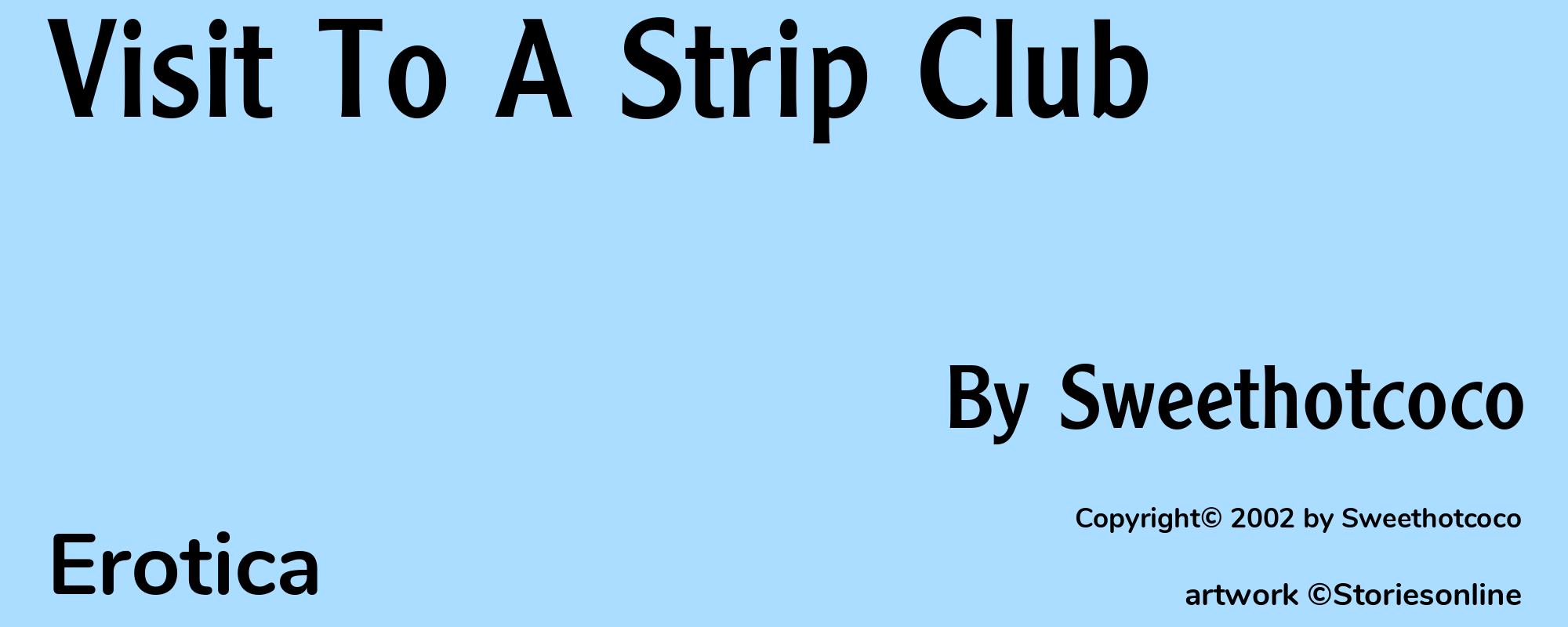 Visit To A Strip Club - Cover